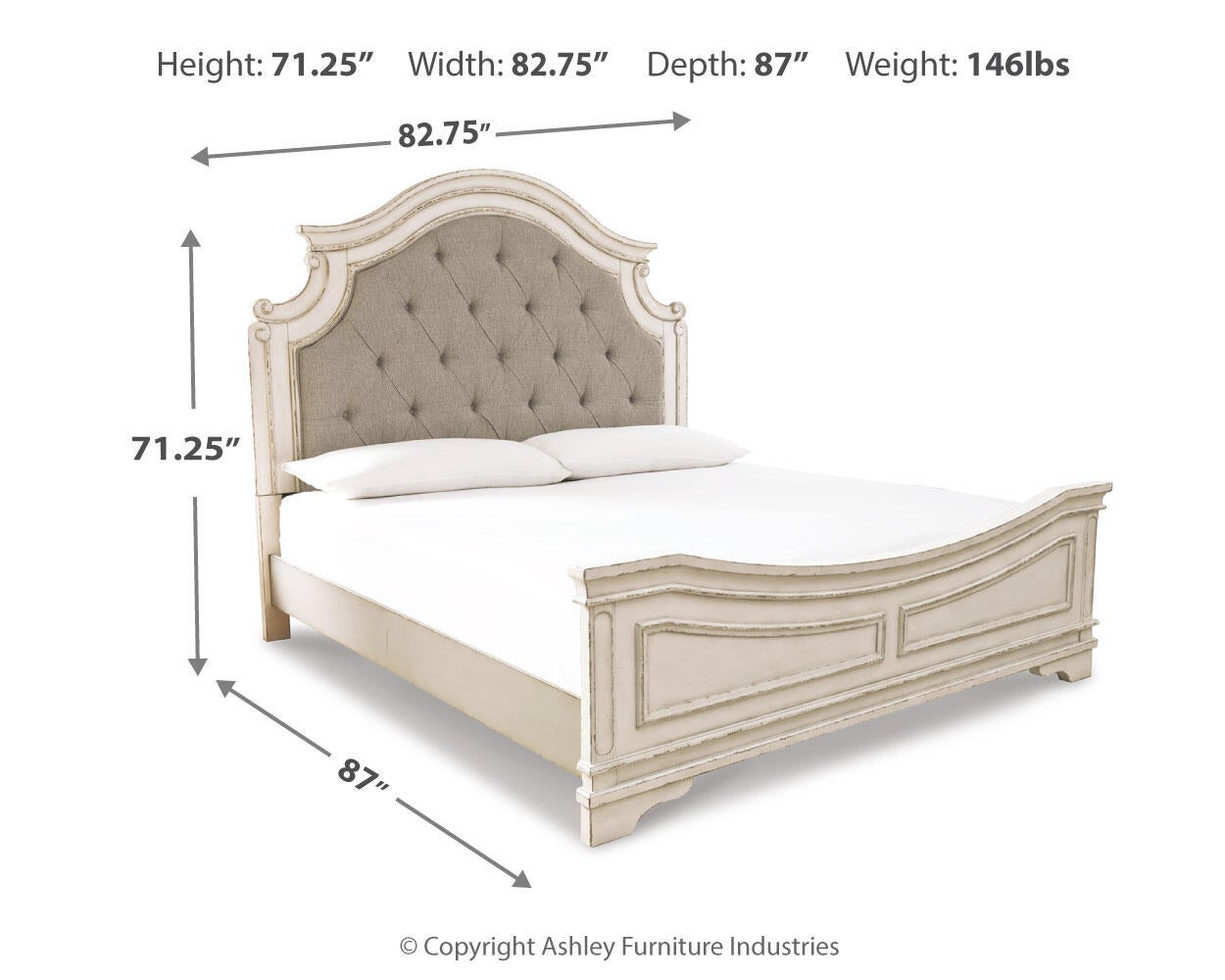 Realyn Panel Bed