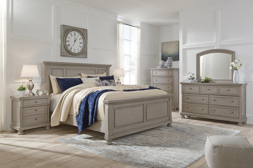 Lettner Sleigh Bed with 2 Storage Drawers