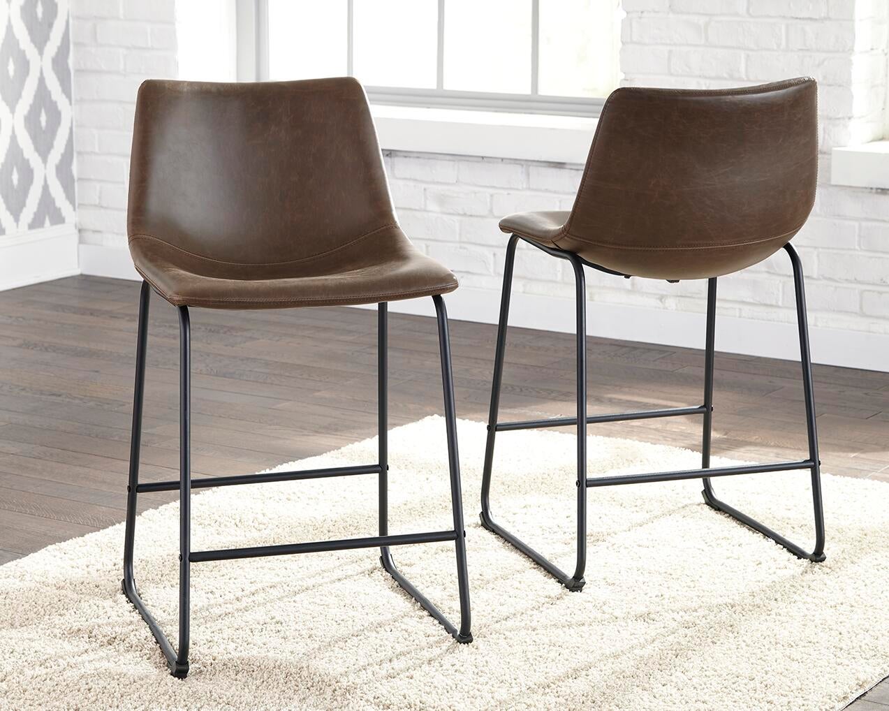 Centiar Pub Height Bar Stool (Black/Gray)
