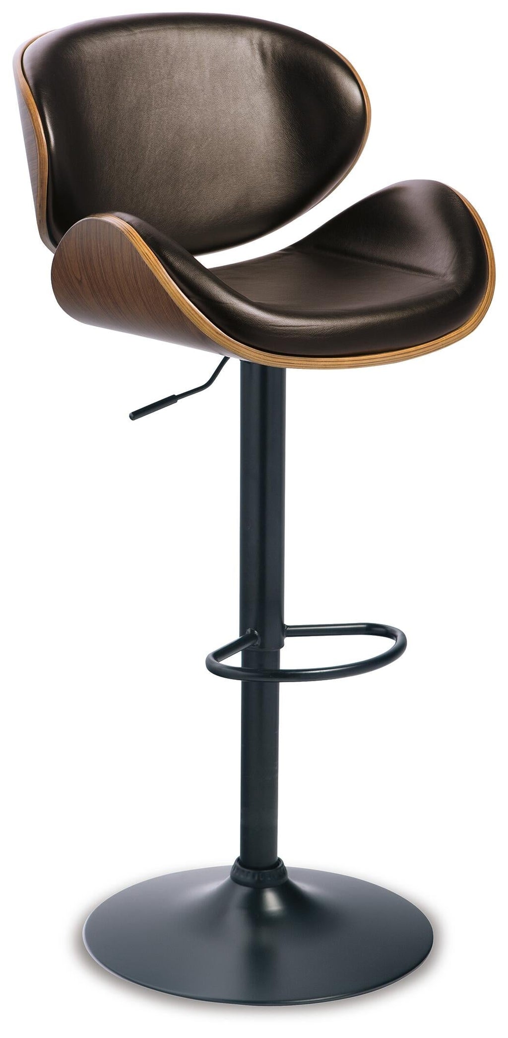 Bellatier Adjustable Height Bar Stool (Brown/Beige)