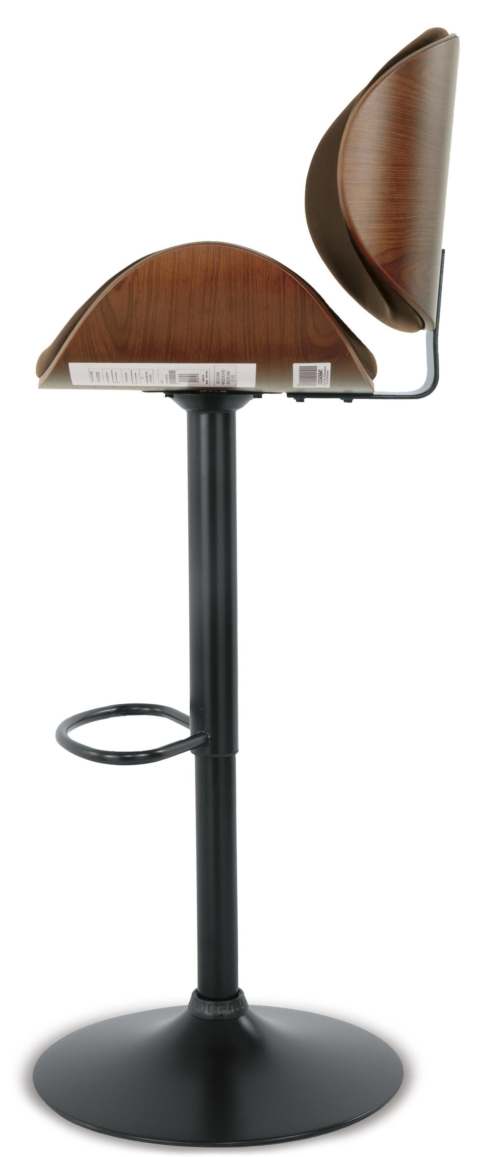 Bellatier Adjustable Height Bar Stool (Brown/Beige)