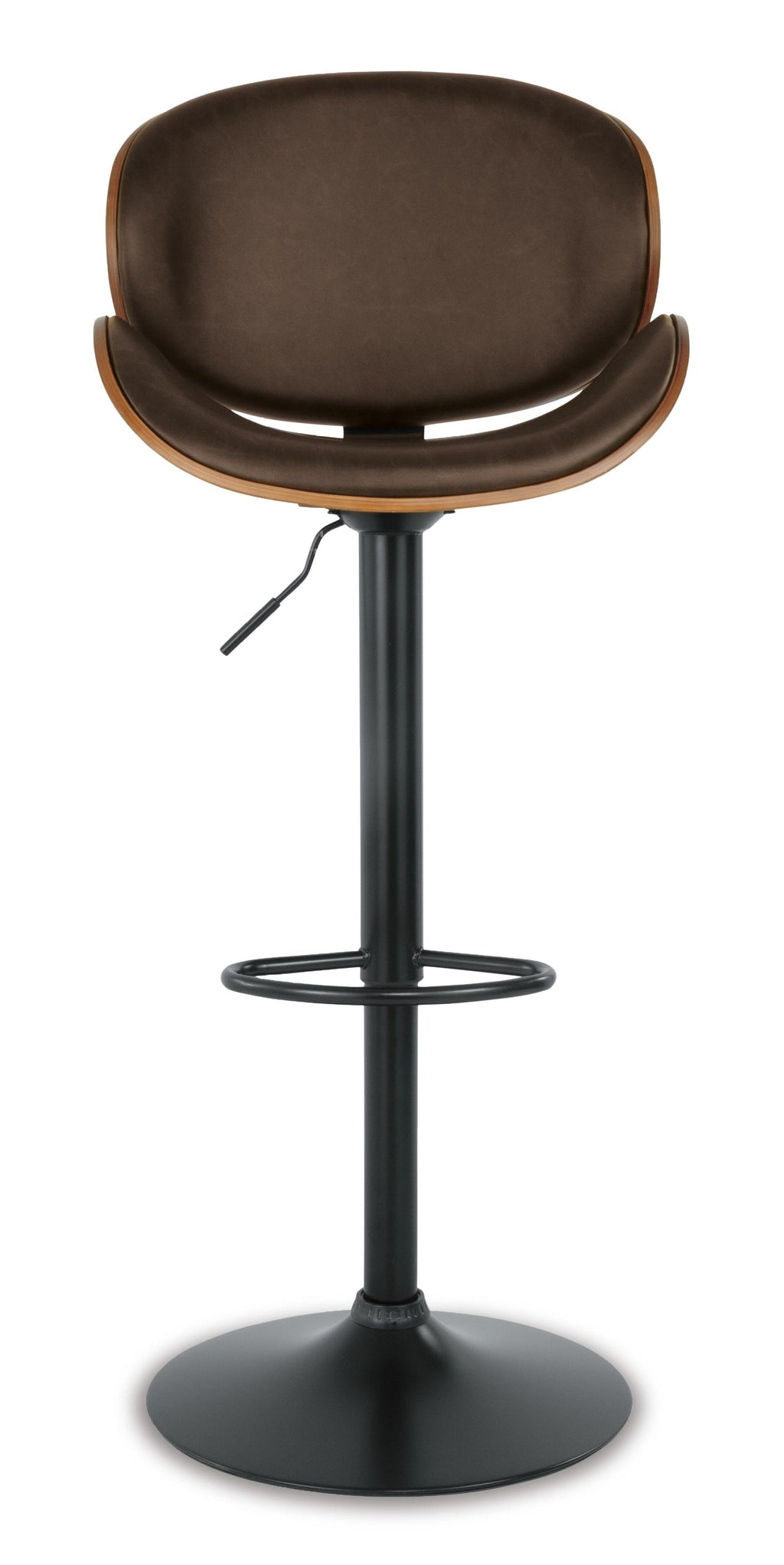 Bellatier Adjustable Height Bar Stool (Brown/Beige)