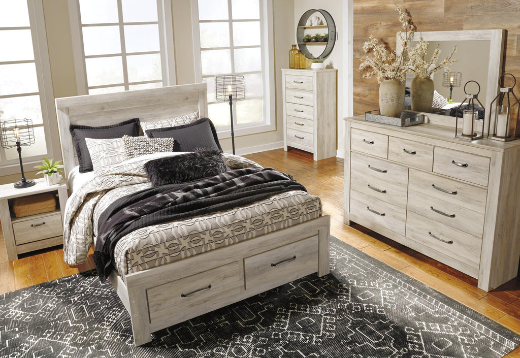 Bellaby Platform Bed with 2 Storage Drawers