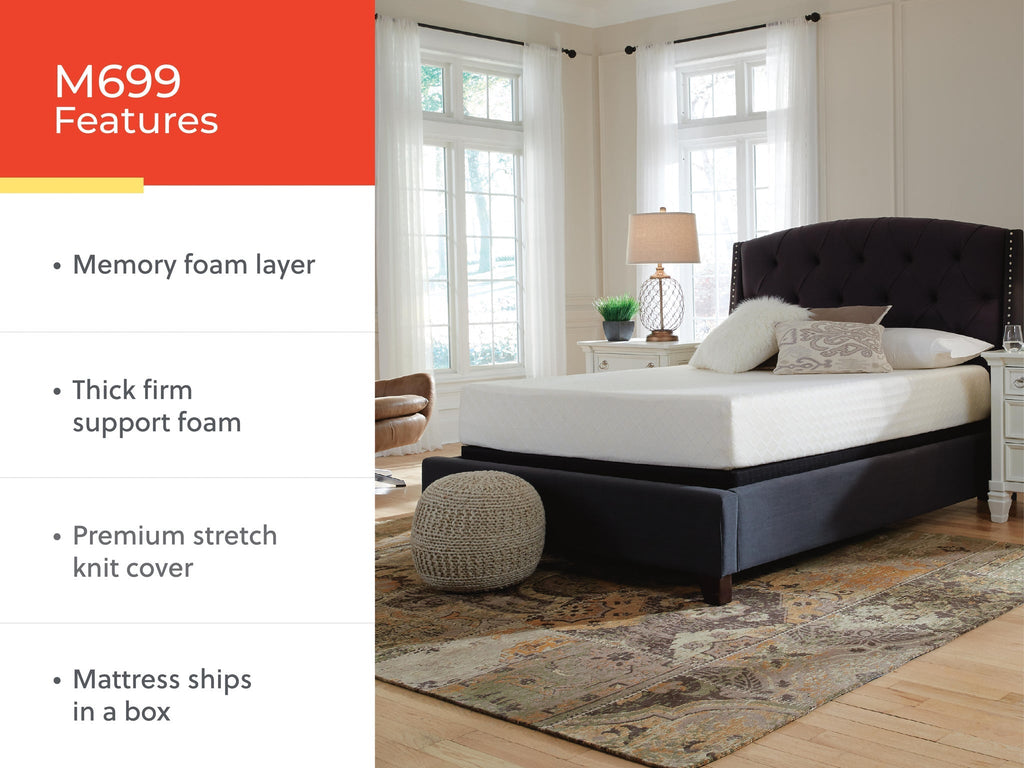 10 Inch Chime Memory Foam Mattress in a Box
