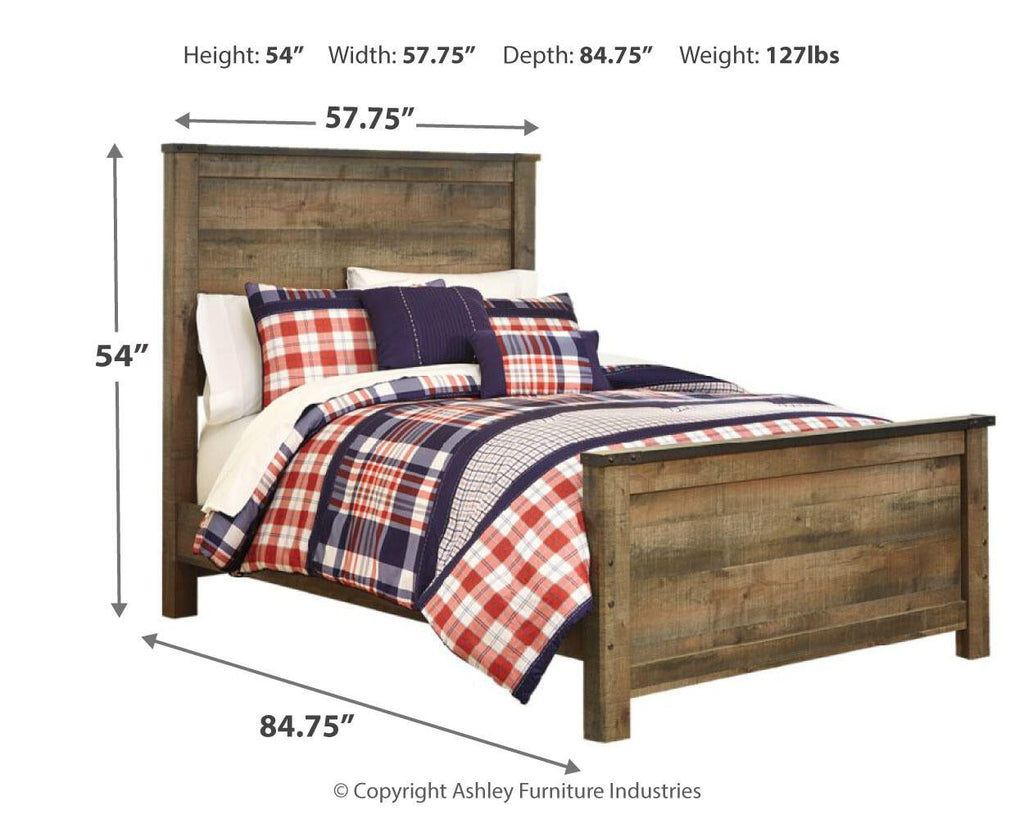 Trinell Panel Bed