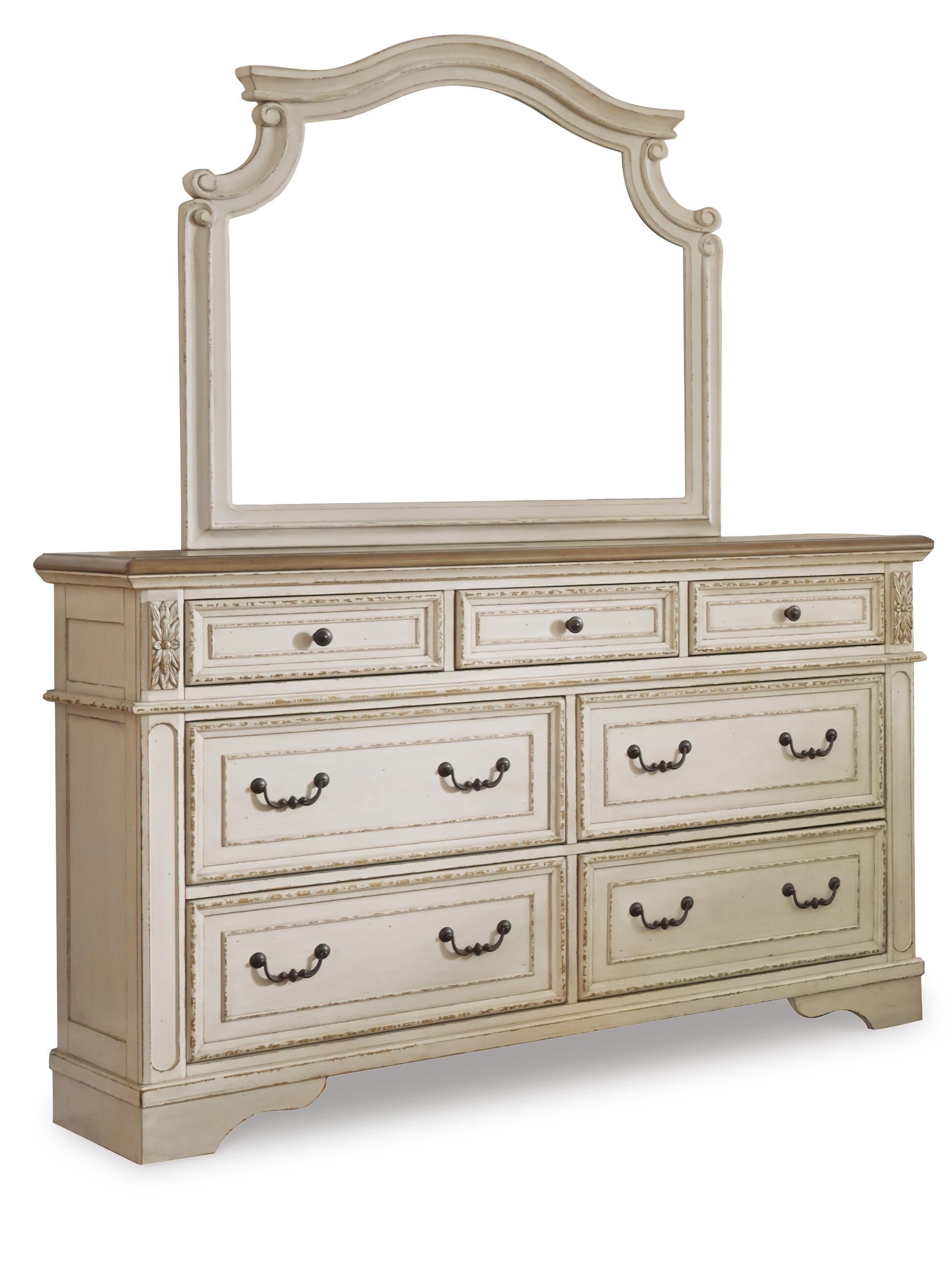 Realyn Dresser and Mirror (Two-Tone)