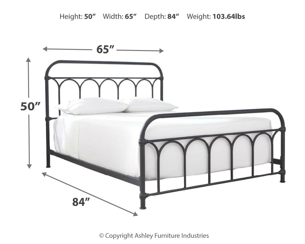 Nashburg Metal Bed