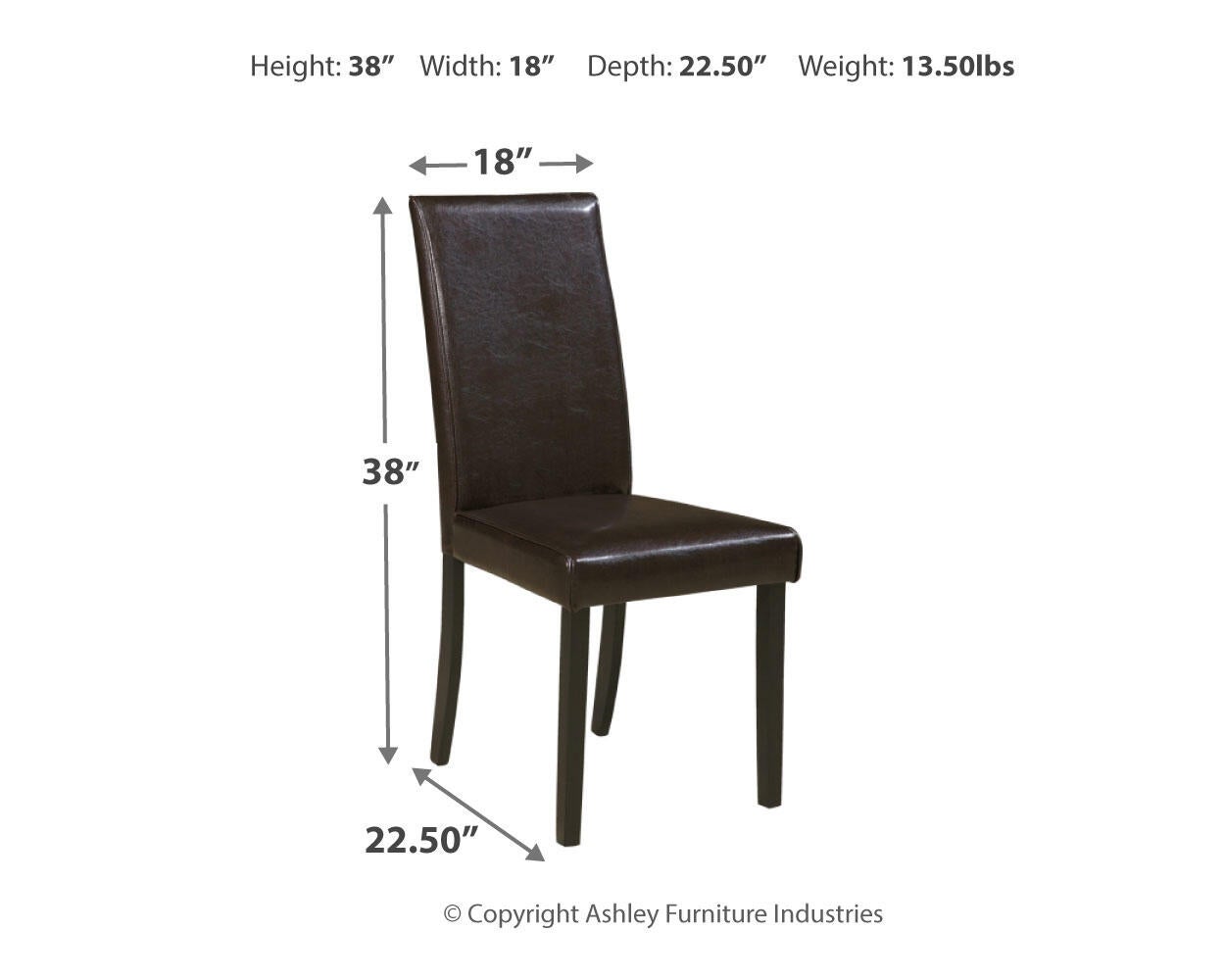 Kimonte Dining Chair (Two-Tone)