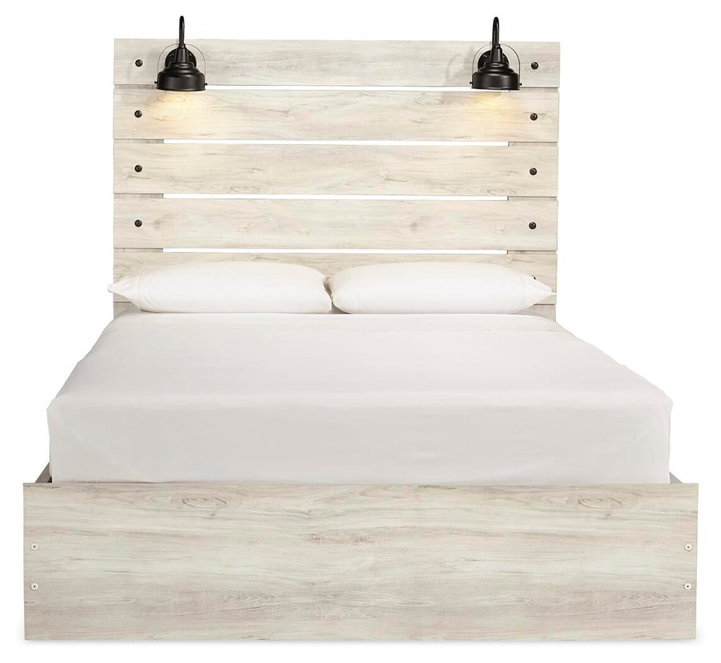 Cambeck Panel Bed with 4 Storage Drawers