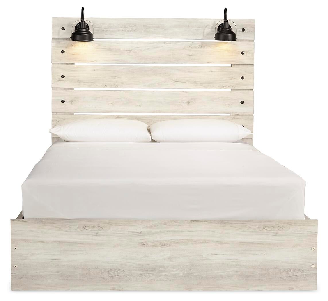 Cambeck Panel Bed with 4 Storage Drawers