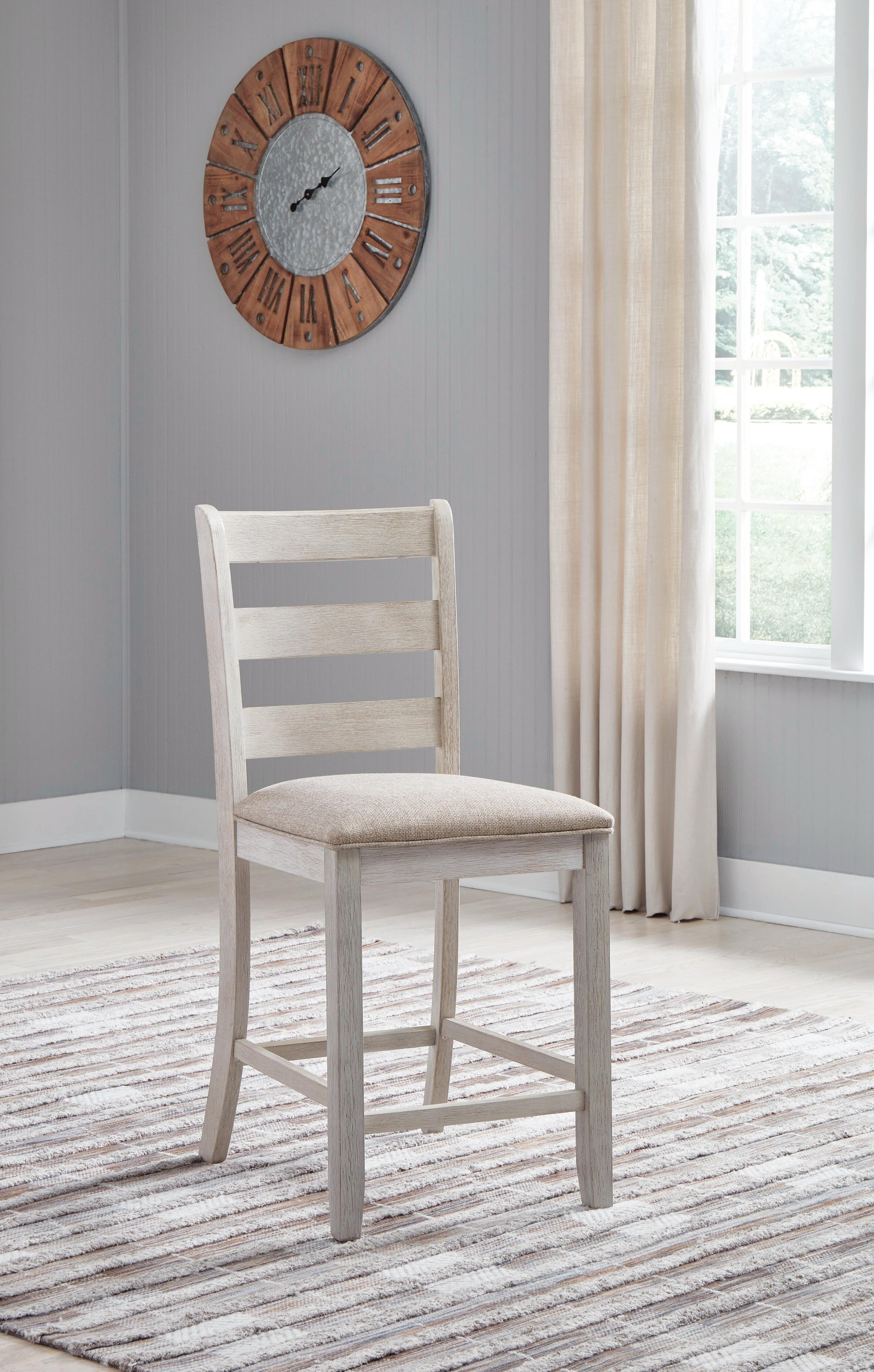 Skempton Counter Height Bar Stool (Two-Tone)