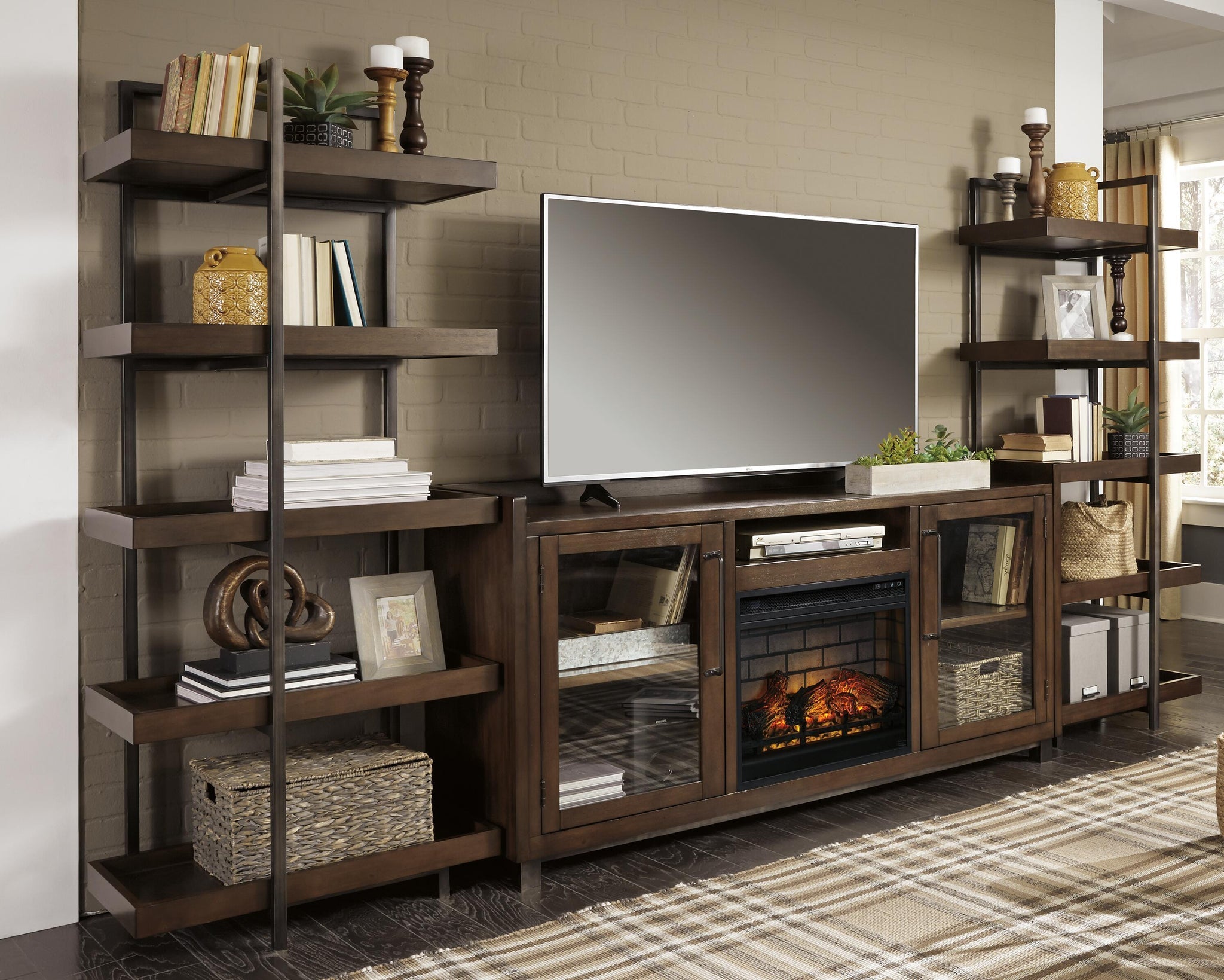 Starmore 3-Piece Wall Unit with Electric Fireplace