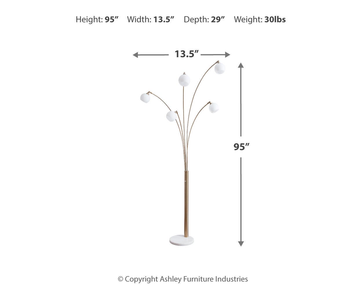 Taliya Arc Lamp