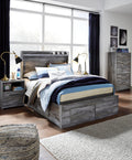 Baystorm Panel Bed with 6 Storage Drawers