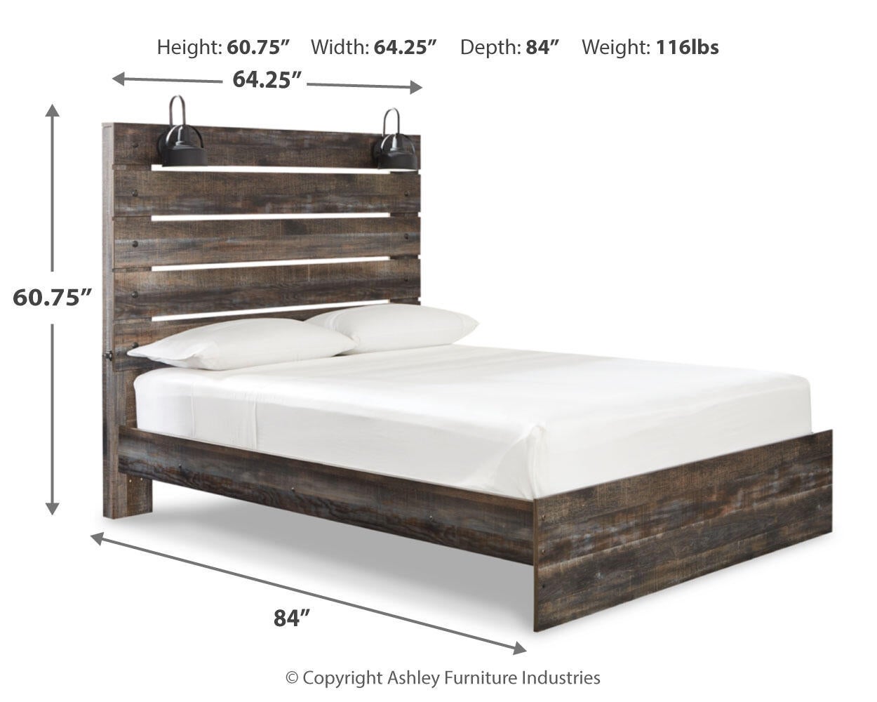 Drystan Panel Bed