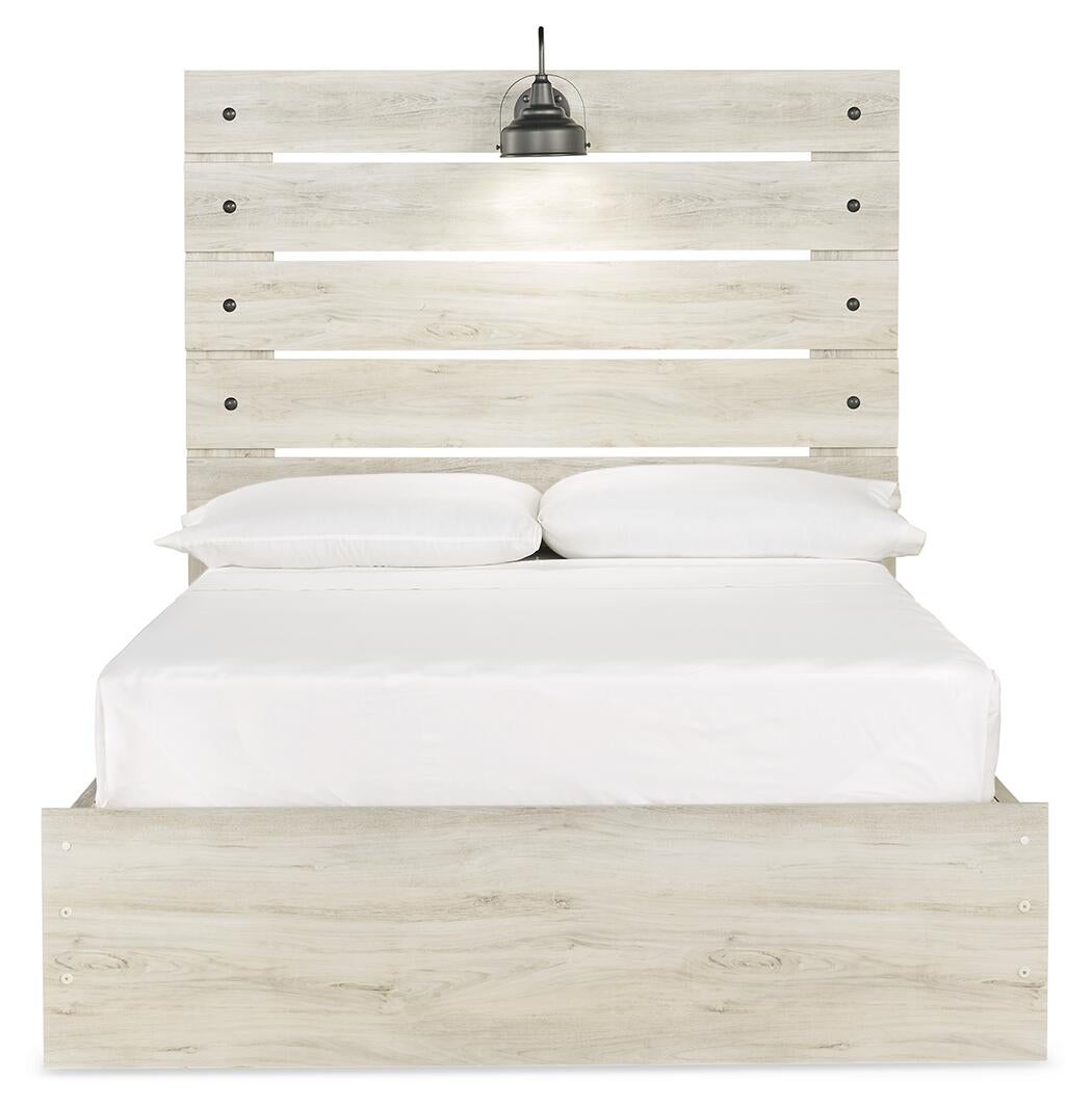 Cambeck Panel Bed with 4 Storage Drawers