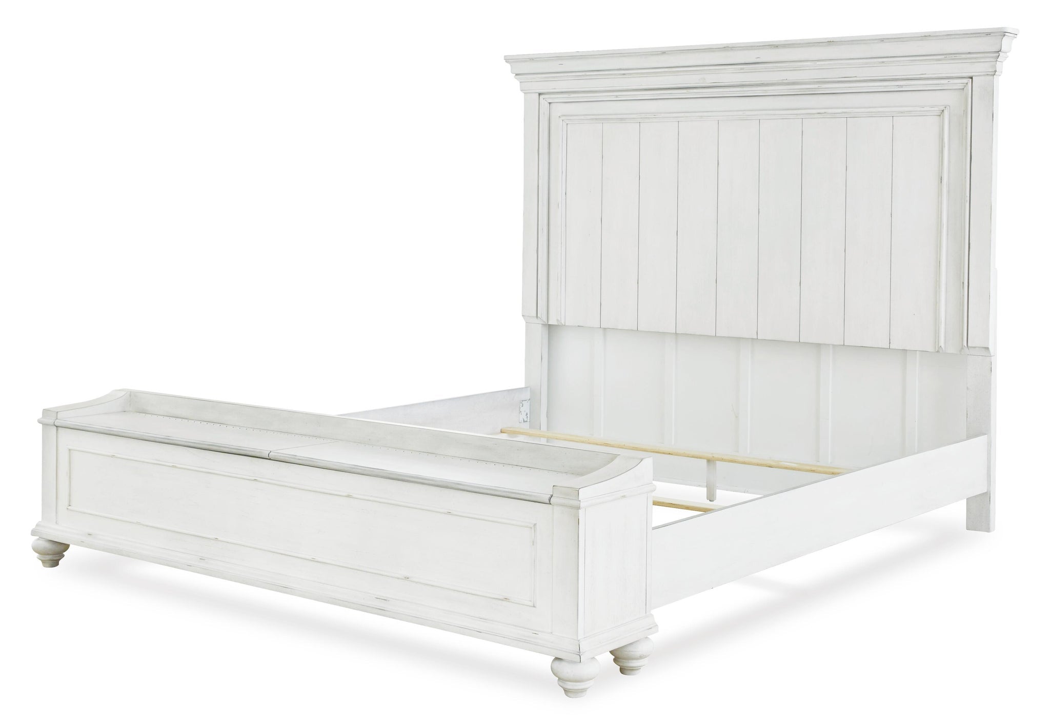 Kanwyn Panel Bed with Storage Bench