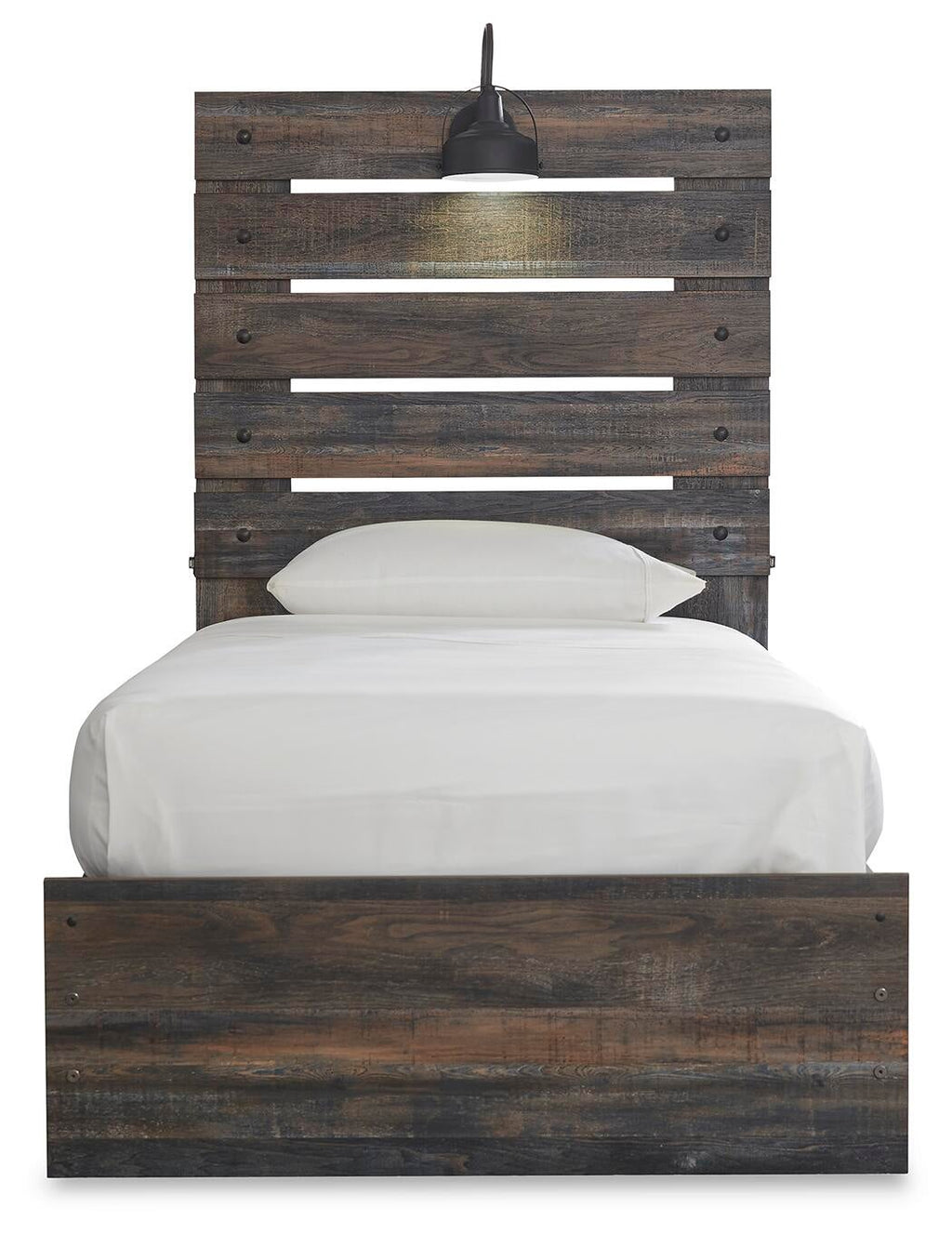 Drystan Panel Bed with 2 Storage Drawers