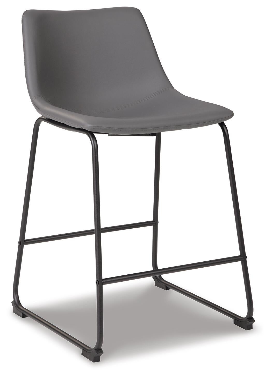 Centiar Pub Height Bar Stool (Black/Gray)