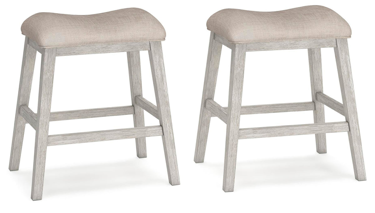 Skempton Counter Height Bar Stool (White)