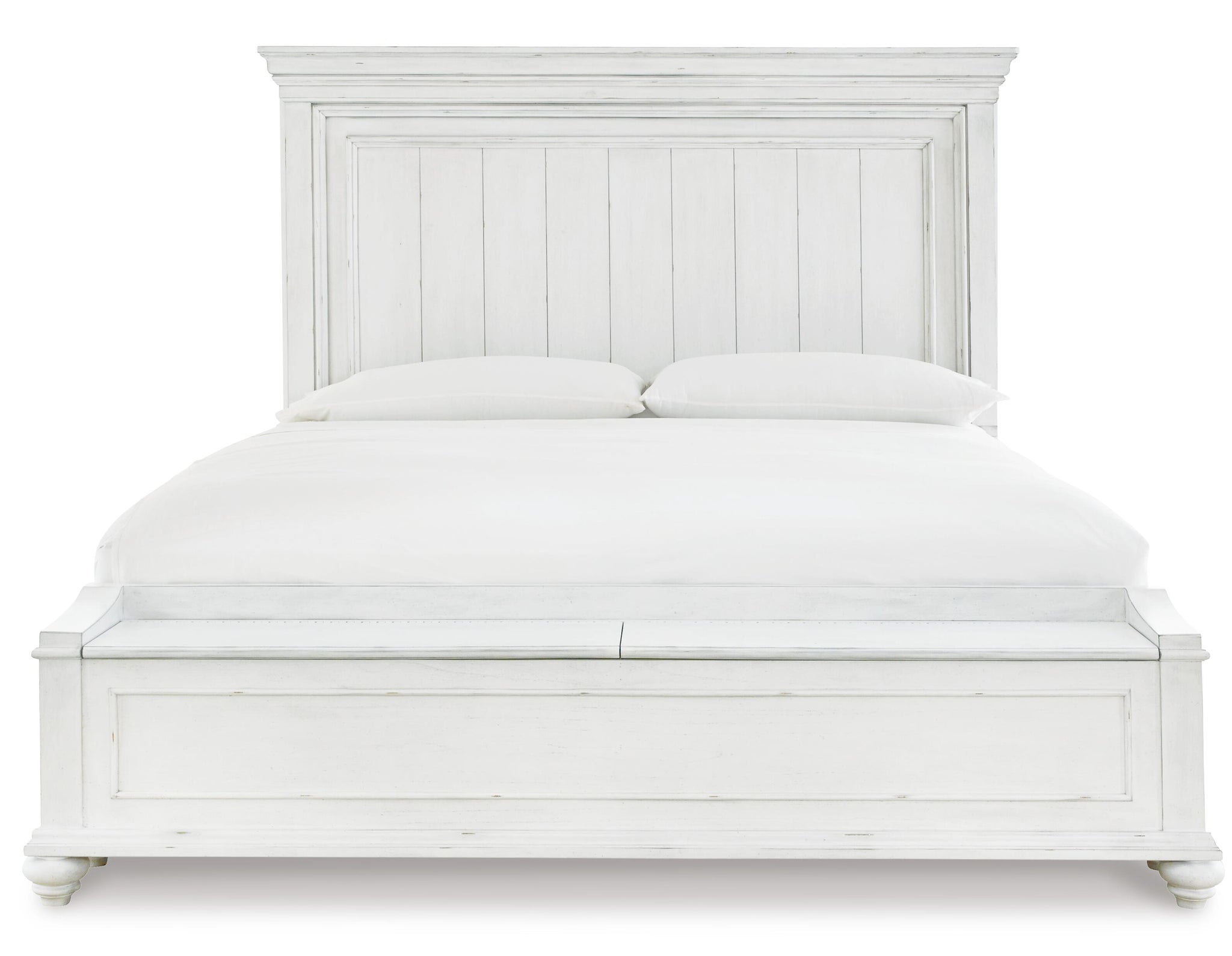 Kanwyn Panel Bed with Storage Bench