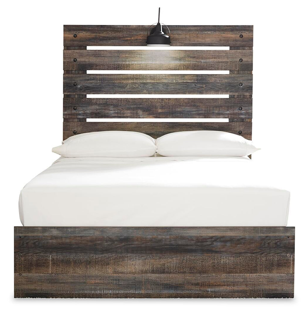 Drystan Panel Bed with 2 Storage Drawers