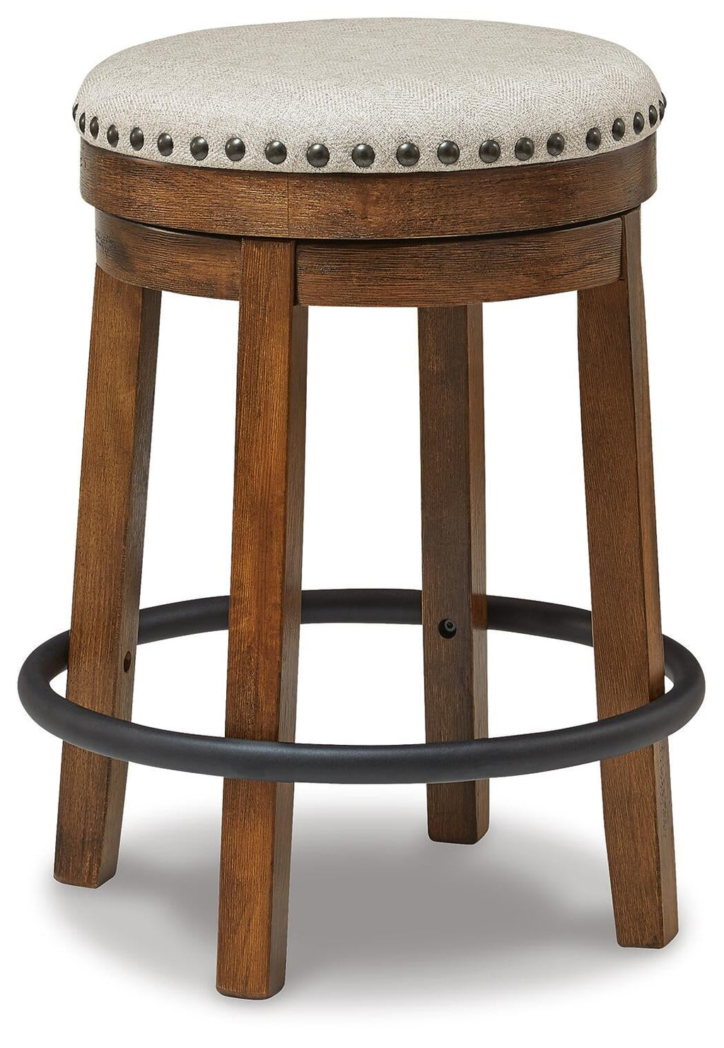 Valebeck Counter Height Stool (Beige/Brown)