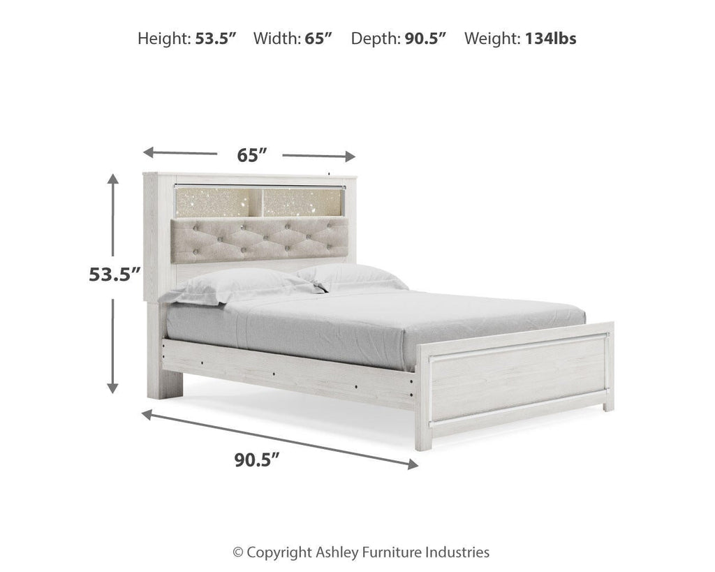 Altyra Panel Bookcase Bed