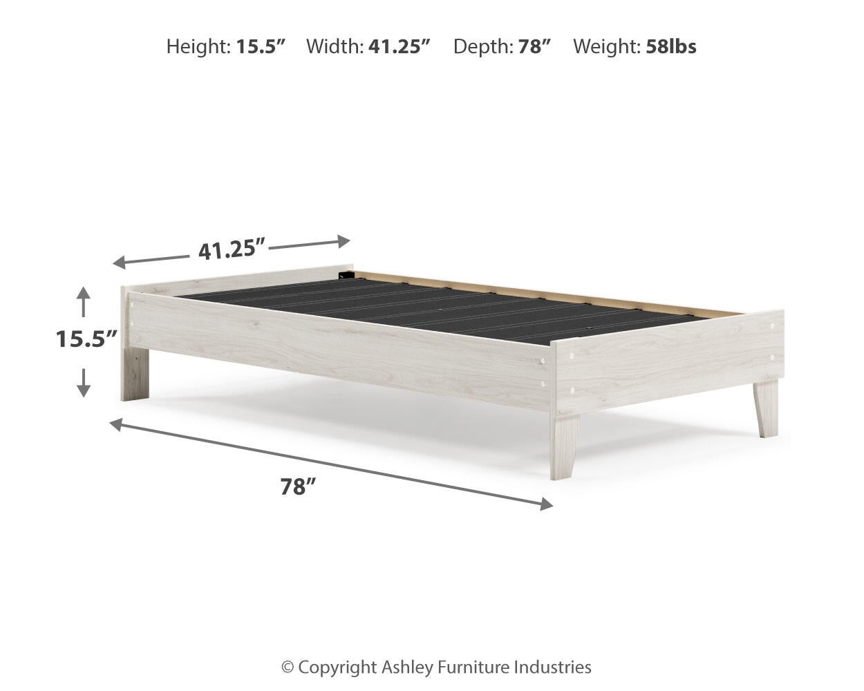 Socalle Platform Bed (Natural)