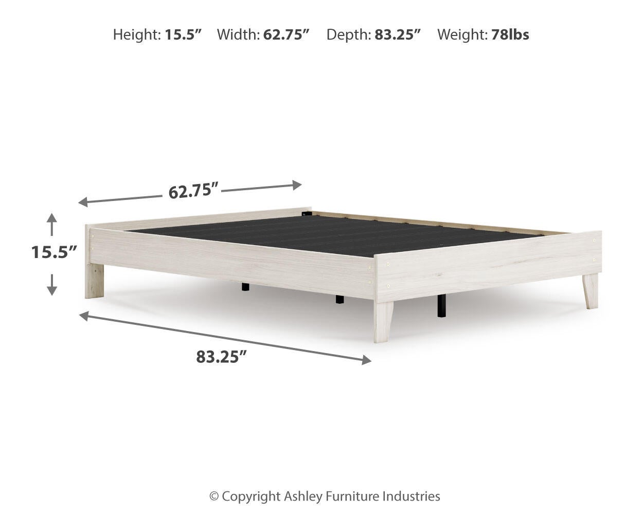 Socalle Platform Bed (Natural)