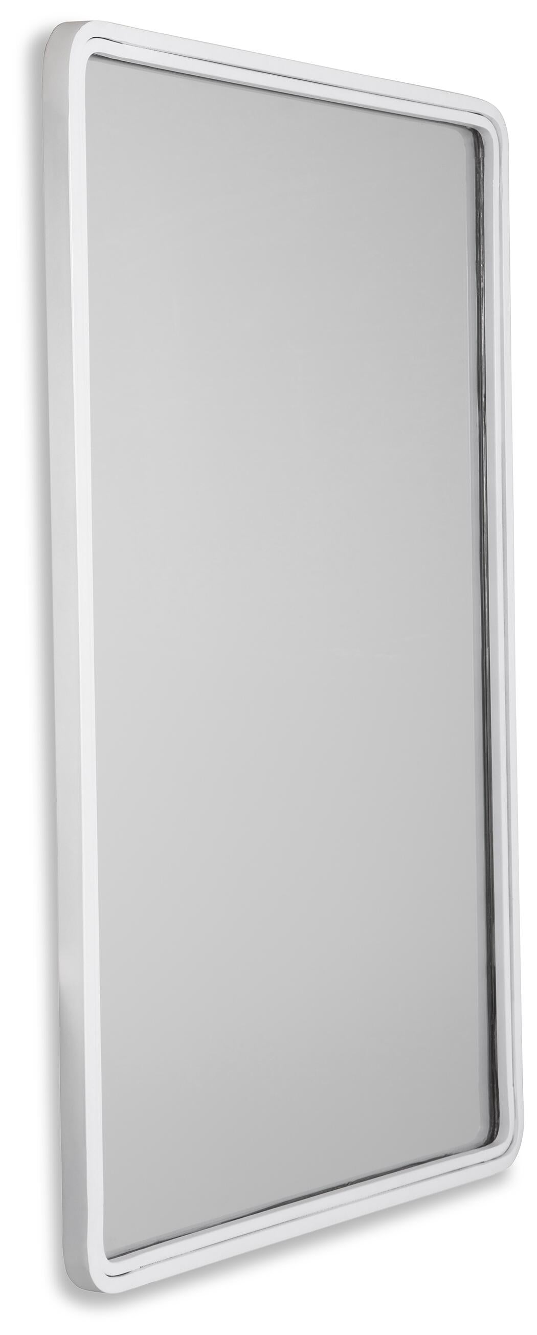 Brocky Accent Mirror (White)