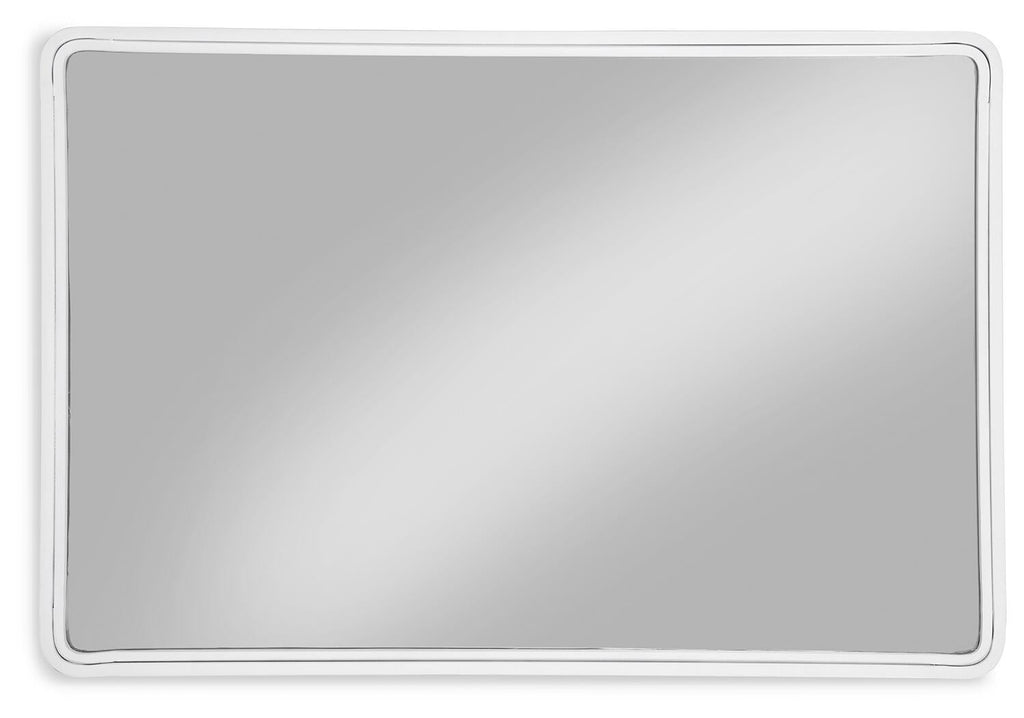 Brocky Accent Mirror (White)