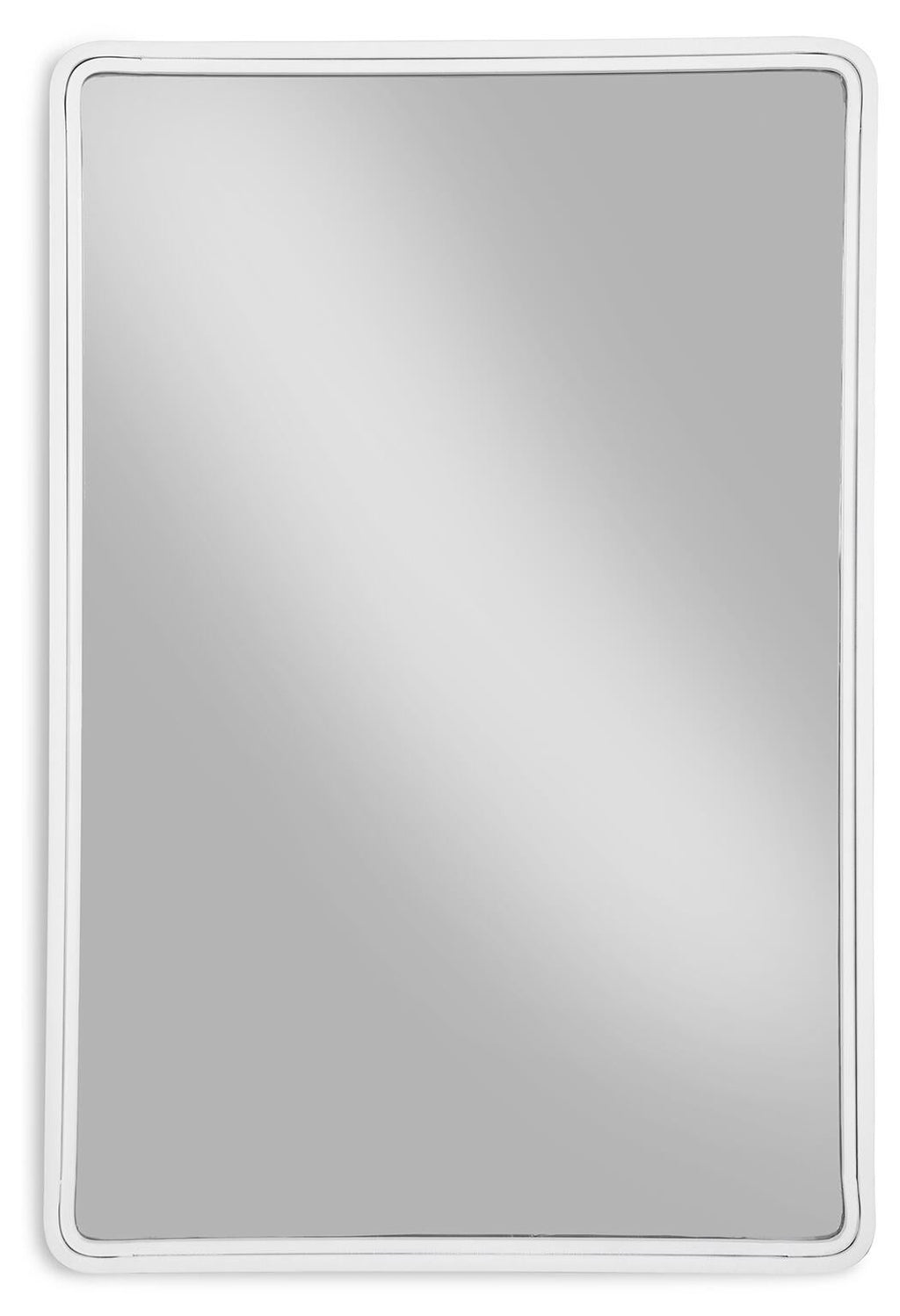 Brocky Accent Mirror (White)