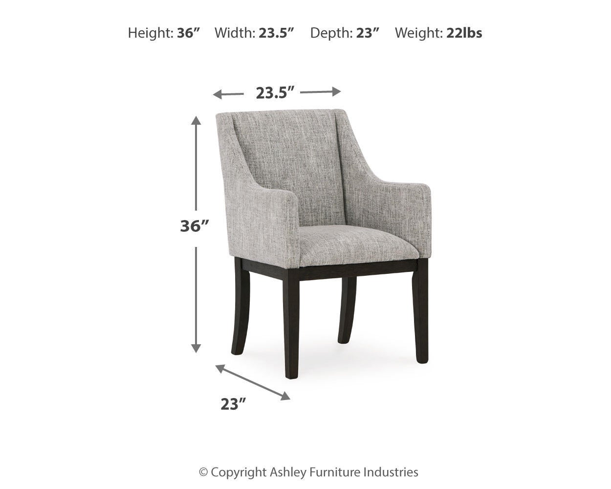 Burkhaus Dining Arm Chair