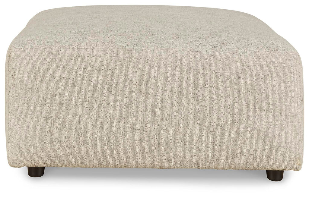 Edenfield Oversized Accent Ottoman (Black/Gray)