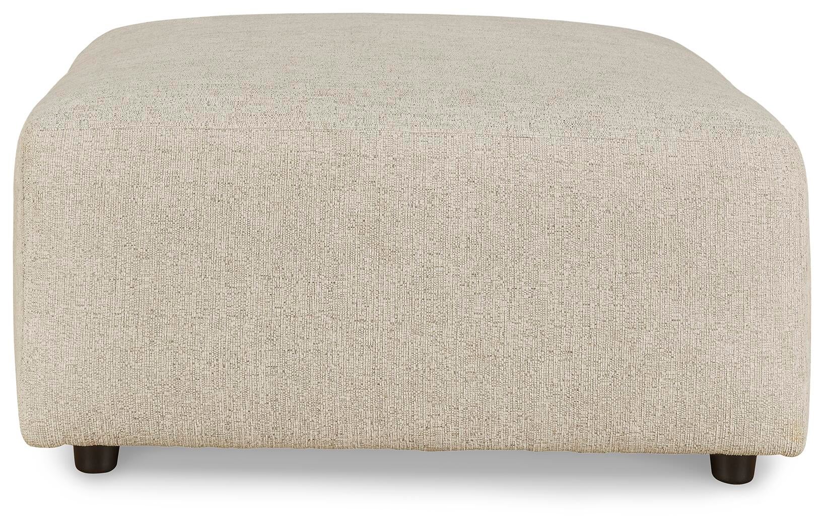 Edenfield Oversized Accent Ottoman (Black/Gray)