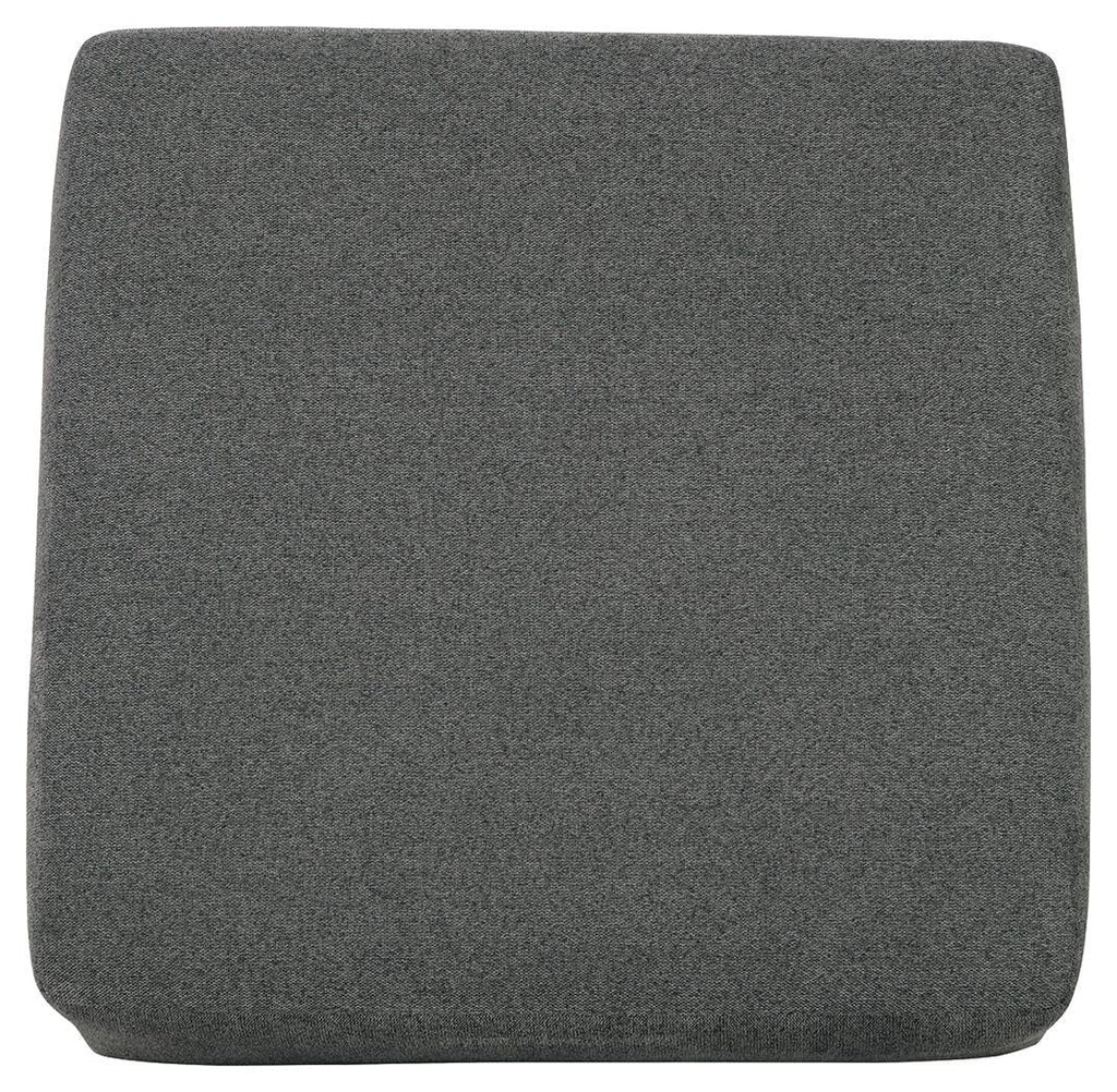 Edenfield Oversized Accent Ottoman (Black/Gray)