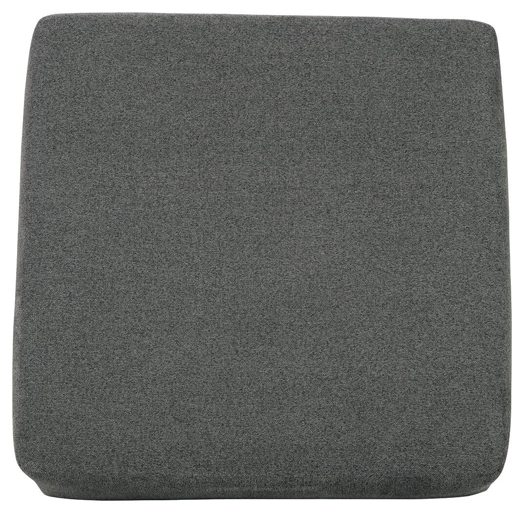 Edenfield Oversized Accent Ottoman (Black/Gray)