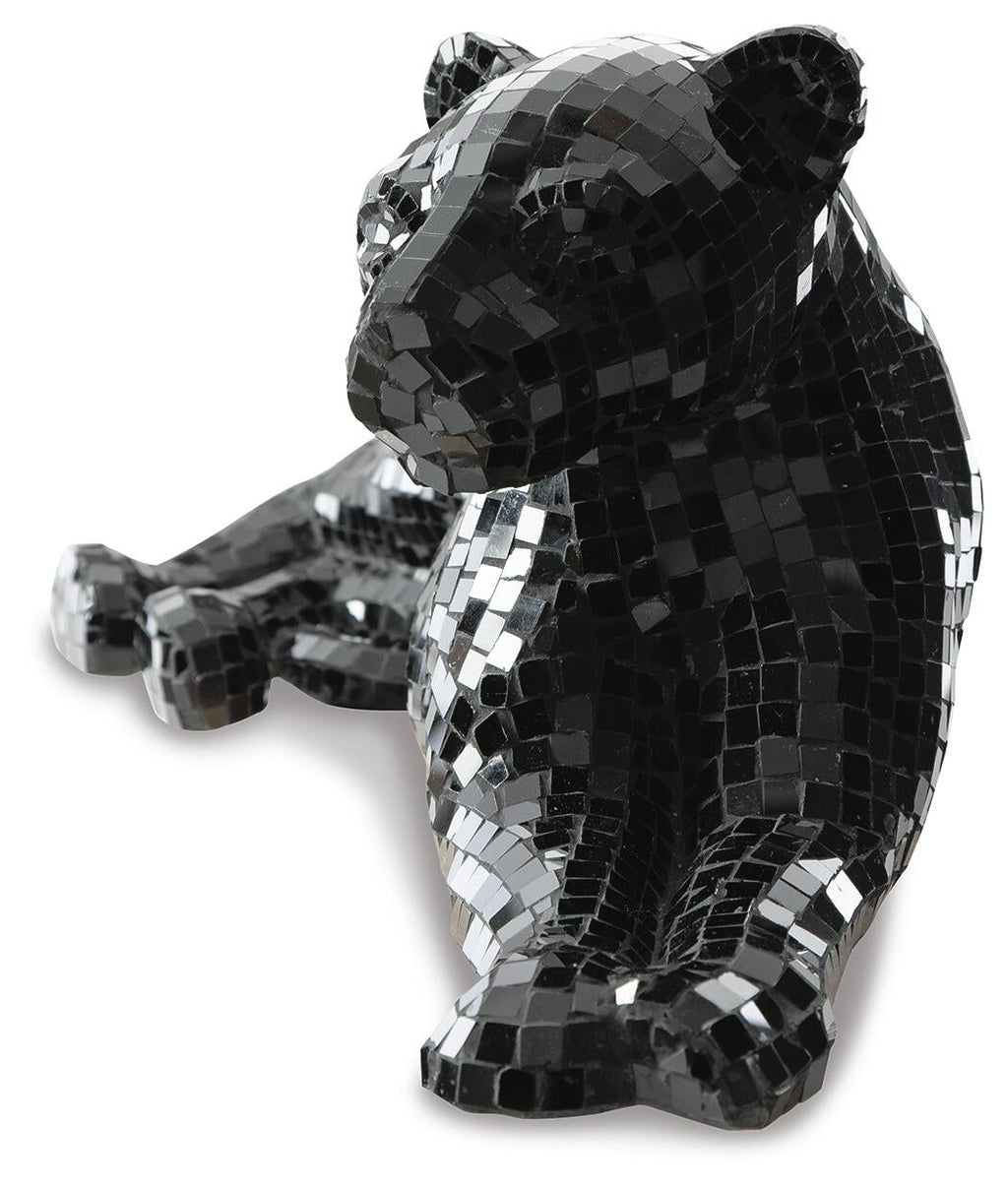 Drice Panther Sculpture (Black/Gray)