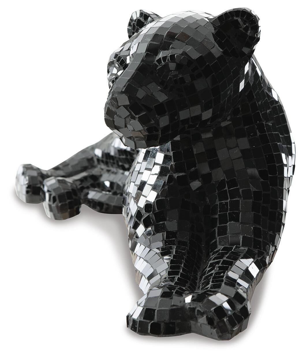 Drice Panther Sculpture (Black/Gray)