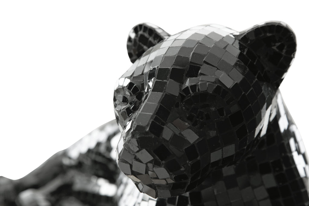 Drice Panther Sculpture (Black/Gray)
