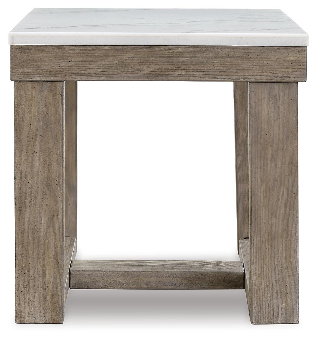 Loyaska End Table (Two-Tone)