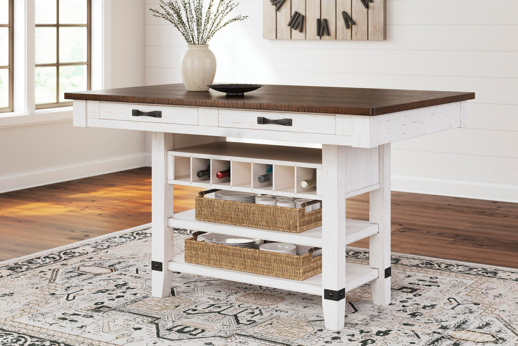Valebeck Counter Height Dining Table (Black)