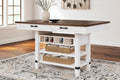 Valebeck Counter Height Dining Table (Black)