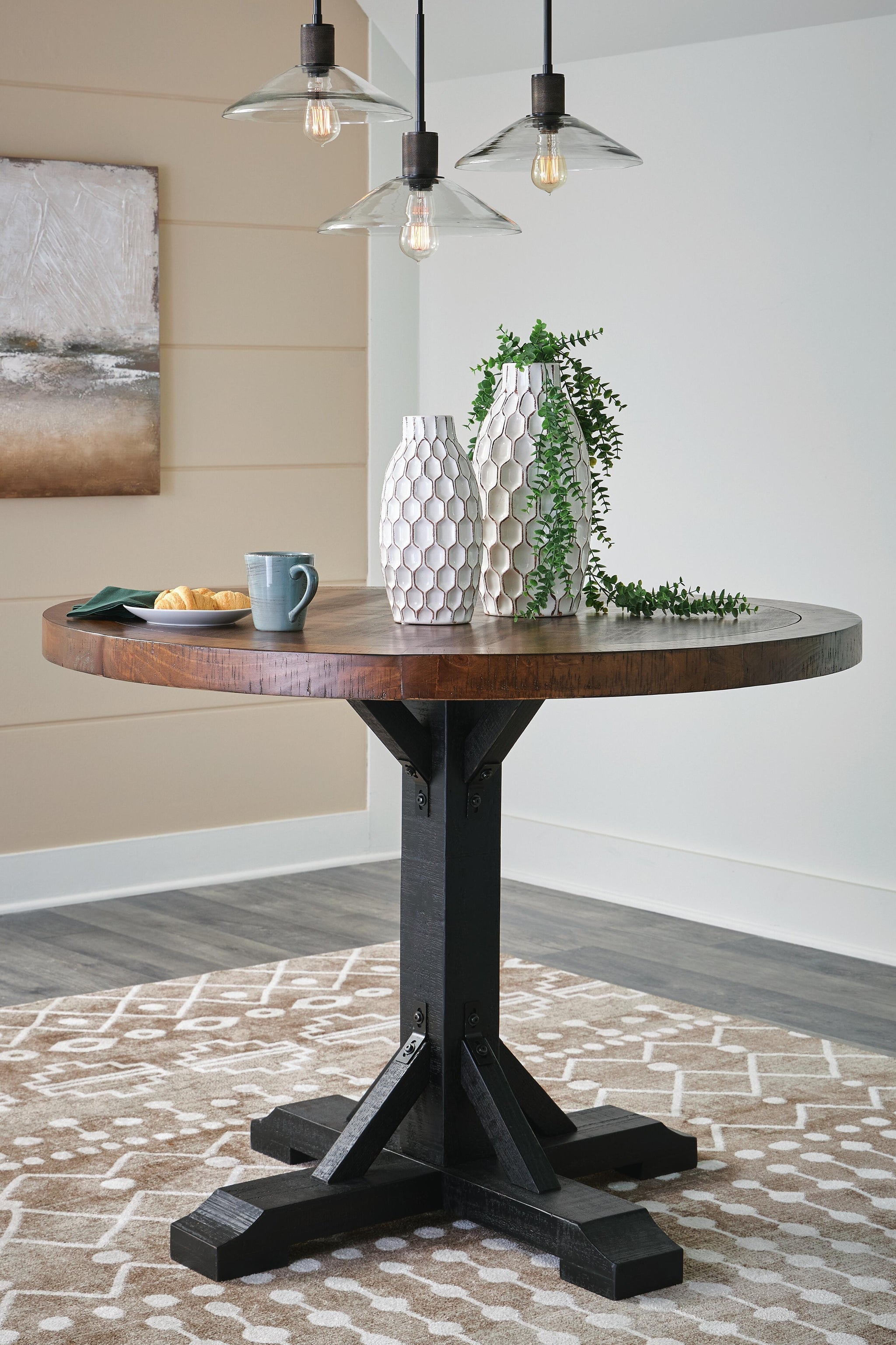 Valebeck Counter Height Dining Table (White)