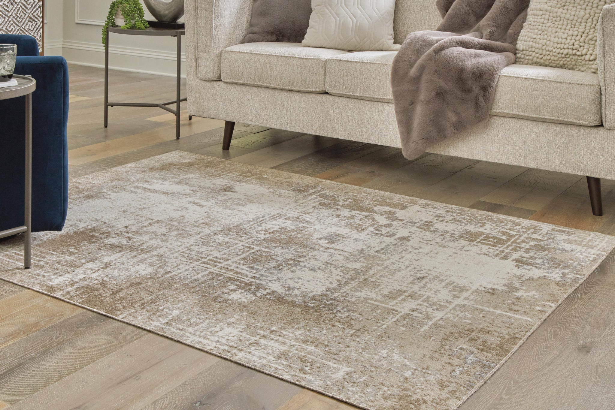 Grifflain 7'10" x 10'3" Washable Rug