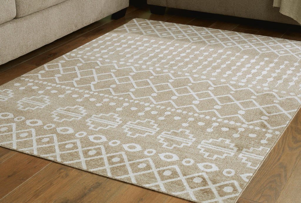 Bunchly 7'10" x 10'3" Washable Rug