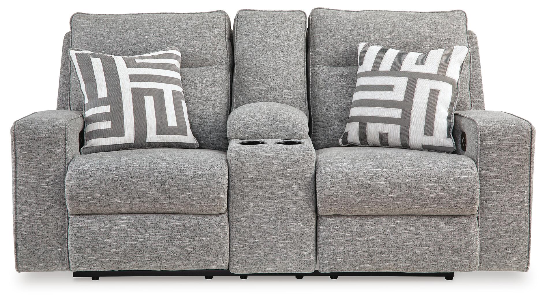 Biscoe Power Reclining Loveseat with Console