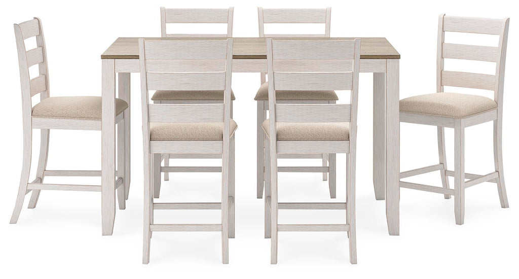 Skempton Counter Height Dining Table and Bar Stools (Set of 7)