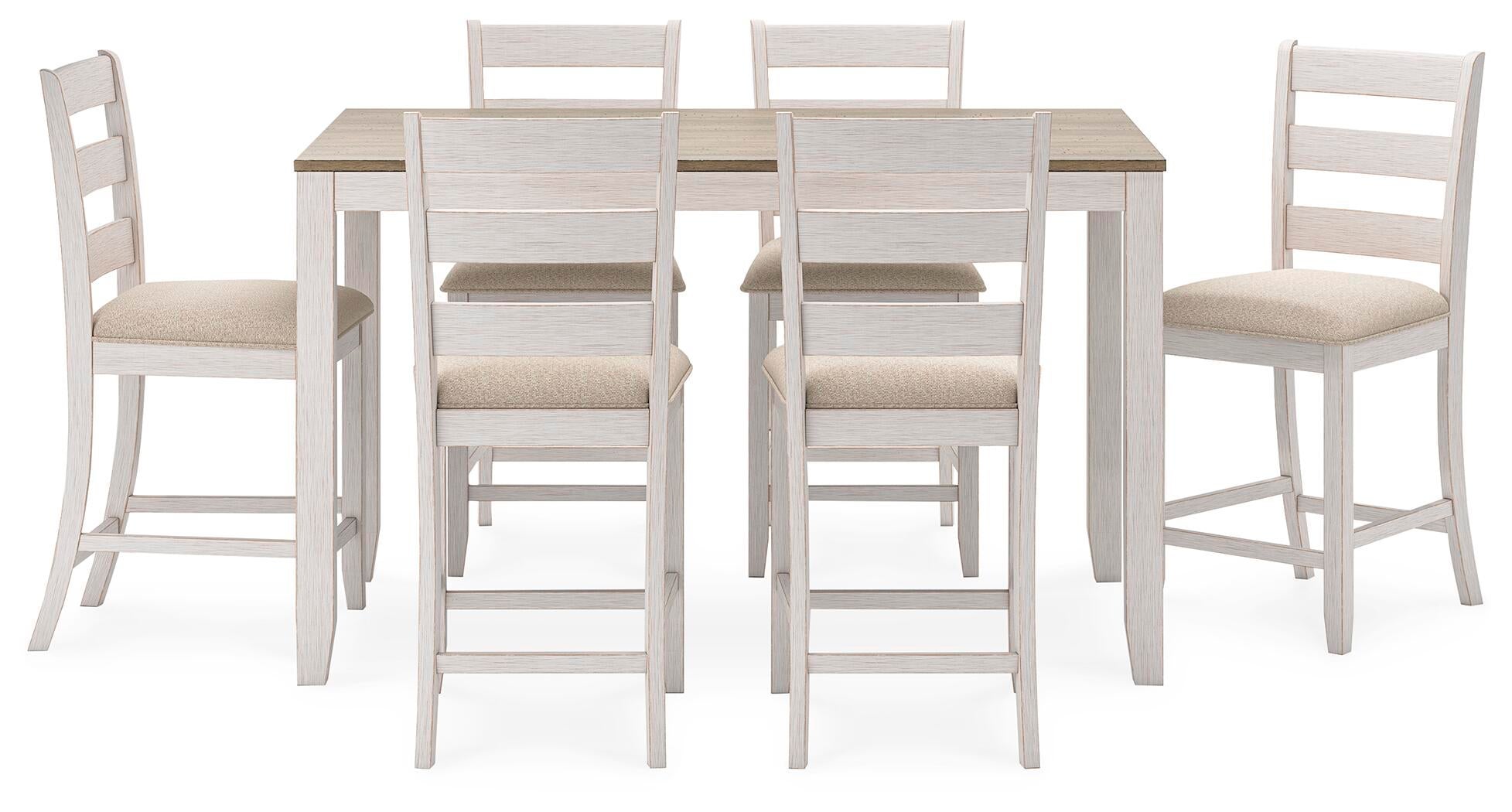 Skempton Counter Height Dining Table and Bar Stools (Set of 7)